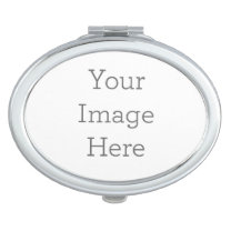 Create Your Own Compact Mirror - Oval