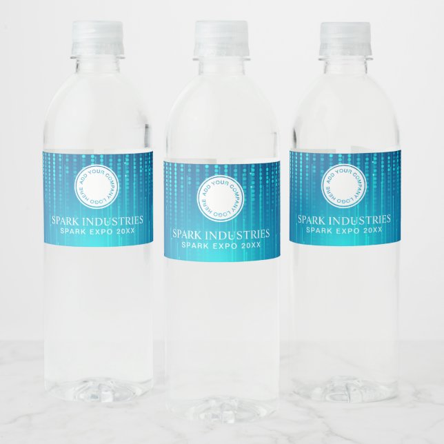 Create Your Own Company Brand Bottled Water Label (Bottles)