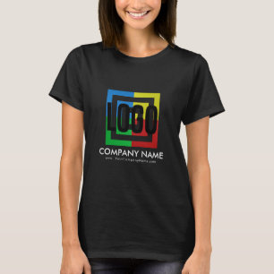 Create Your Own Company Logo Business Details T-Shirt