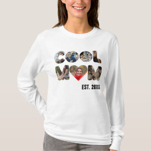 Create your own Cool mom 7 letter photo for her T-Shirt