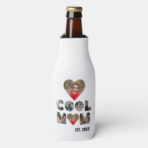 Create your own Cool mum 7 letter photo for her Bottle Cooler