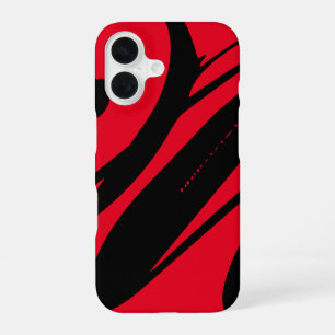 Create Your Own Cool Red And Black iPhone 16 Case