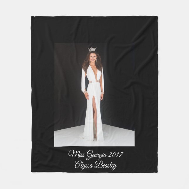 Create your own - cosy blanket! Perfect for dorms Fleece Blanket (Front)