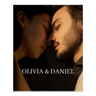Create Your Own Couple Photo Gift Poster