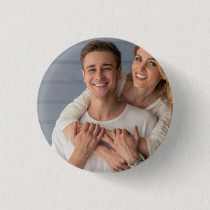 Create Your Own Couples Photo Custom Picture 3 Cm Round Badge