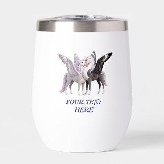 Create Your Own Couples Photo & Text Stemless Wine