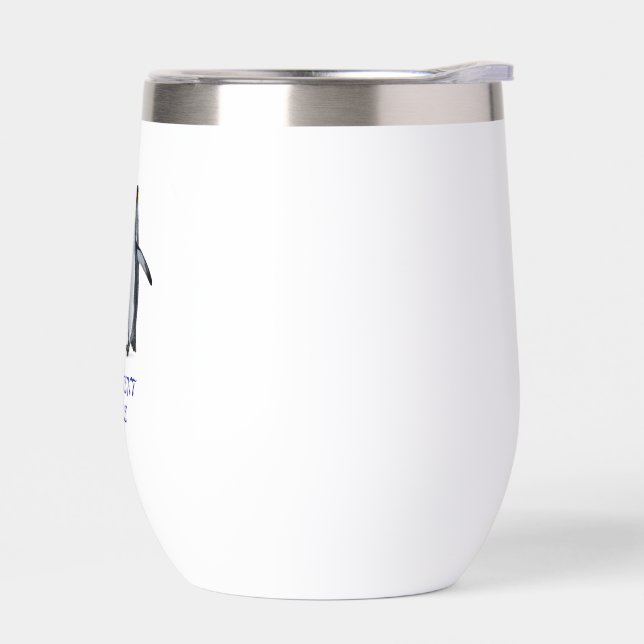 Create Your Own Couples Photo & Text Stemless Wine (Left)
