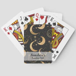 Create Your Own Crescent Moon Celestial Playing Cards