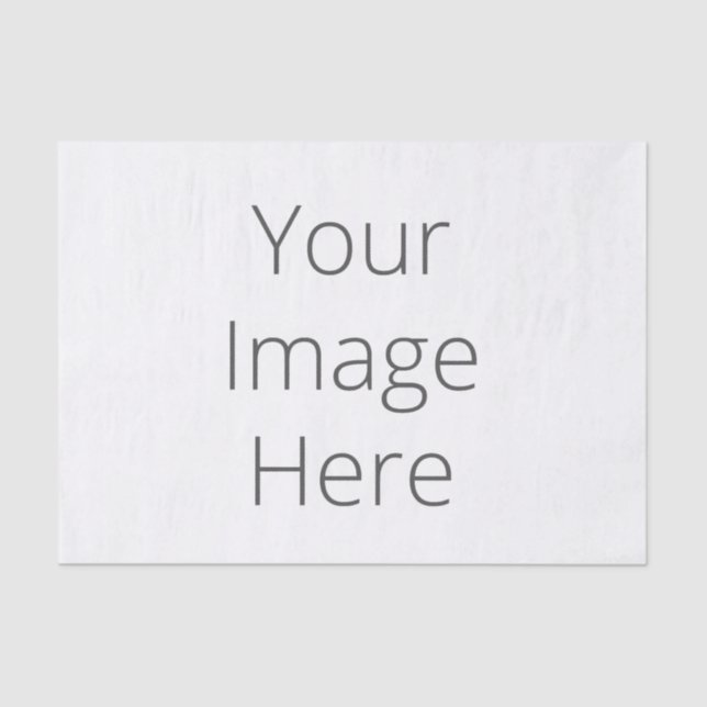 Create Your Own Custom 10lb Tissue Paper, White Tissue Paper (Front)