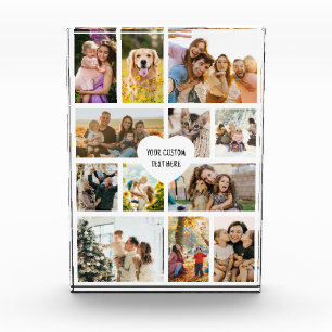 Create Your Own Custom 12 Photo Collage Block