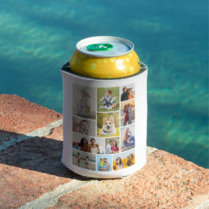 Create Your Own Custom 12 Photo Collage  Can Cooler