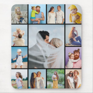 Create Your Own Custom 13 Photo Collage  Mouse Pad