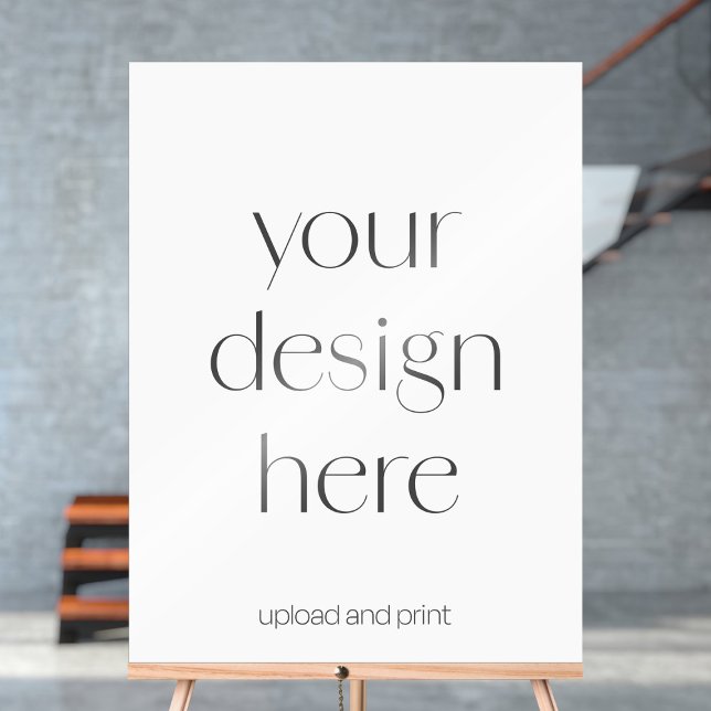 Create Your Own Custom 18x24" Acrylic Sign (Creator Uploaded)