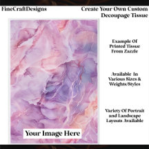 Create Your Own Custom 1 Photo Portrait Decoupage