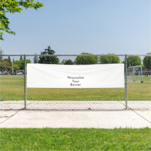 Create your own custom 2.5' x 10' Outdoor Banner