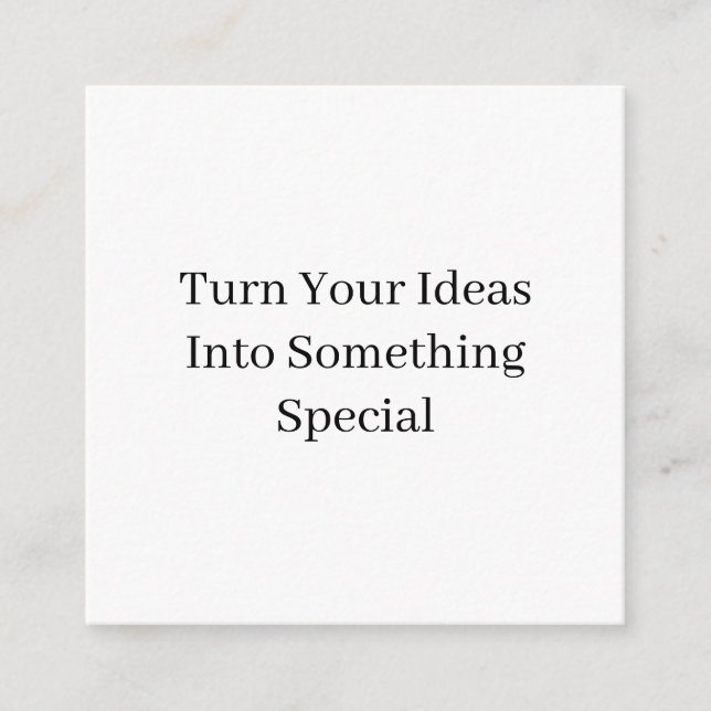 Create Your Own Custom 2.5" x 2.5" Enclosure Card (Front)