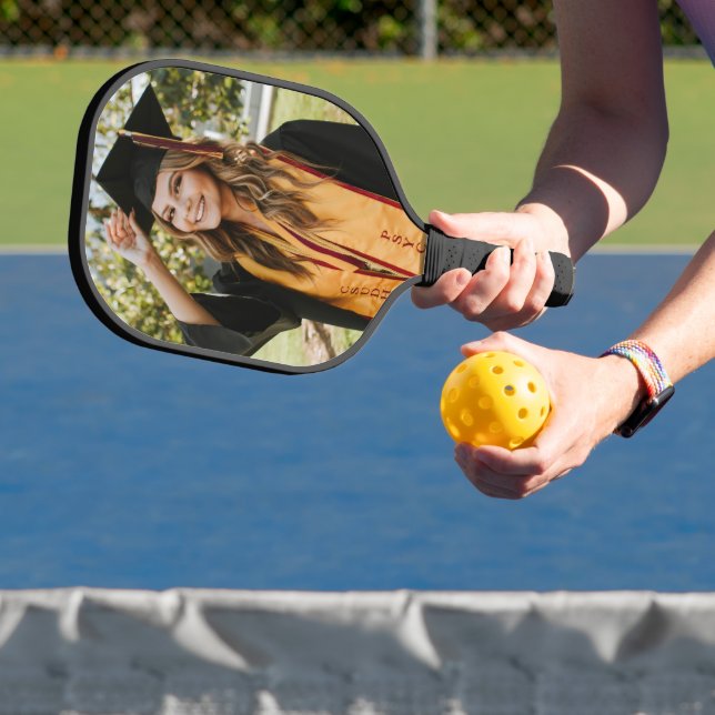 Create Your Own Custom 2 Photo Sided Graduation Pickleball Paddle (Insitu)