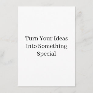 Create Your Own Custom 4.5" x 6.25" Enclosure Card