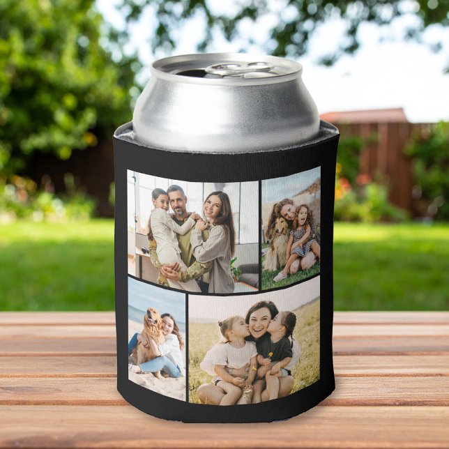 Create Your Own Custom 4 Photo Collage Can Cooler (Creator Uploaded)