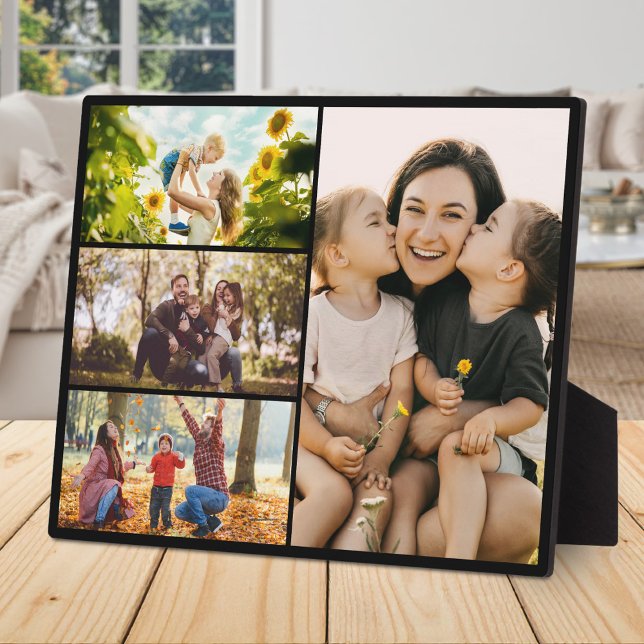 Create Your Own Custom 4 Photo Collage Plaque (Creator Uploaded)