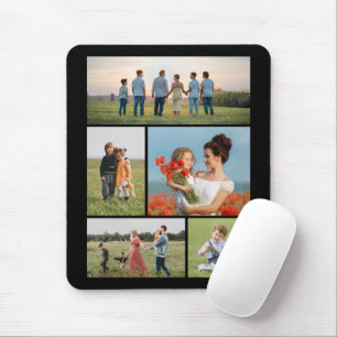 Create Your Own Custom 5 Photo Collage  Mouse Pad