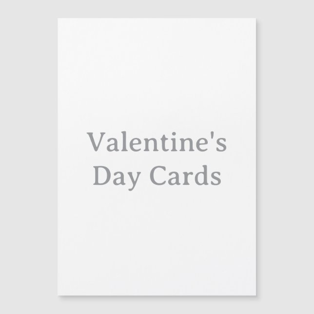 Create Your Own Custom 5" x 7" Valentines Day (Front)