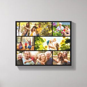 Create Your Own Custom 6 Photo Collage Canvas Print