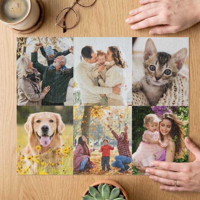 Create Your Own Custom 6 Photo Collage Jigsaw Puzzle (Creator Uploaded)