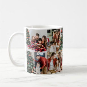 Create Your Own Custom 6 Photo Family Double Side  Coffee Mug