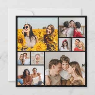 Create Your Own Custom 8 Photo Collage Card