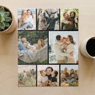 Create Your Own Custom 8 Photo Collage Jigsaw Puzzle