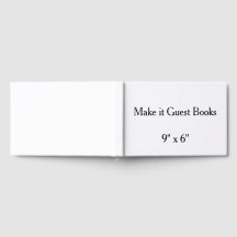 create your own custom 9" x 6" Lined White 70#