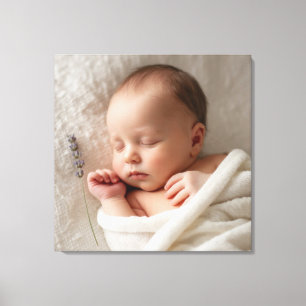 Create your own custom baby canvas print