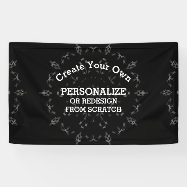 Create Your Own Custom Banner (Horizontal)