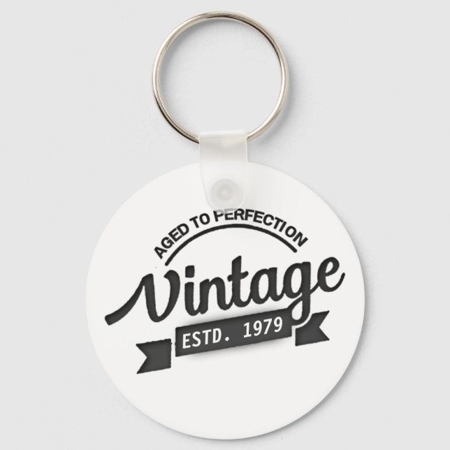Create Your Own Custom Birthday Personalised Key Ring (Front)