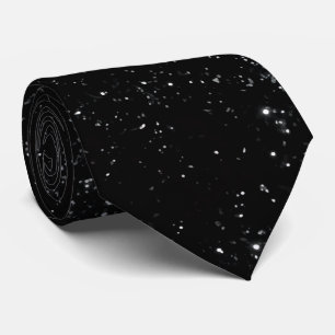 Create Your Own Custom Black Glitter Effect Tie