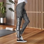 Create Your Own Custom Black Grey Tie Dye Leggings<br><div class="desc">Create Your Own Custom Black Grey Tie Dye Leggings</div>