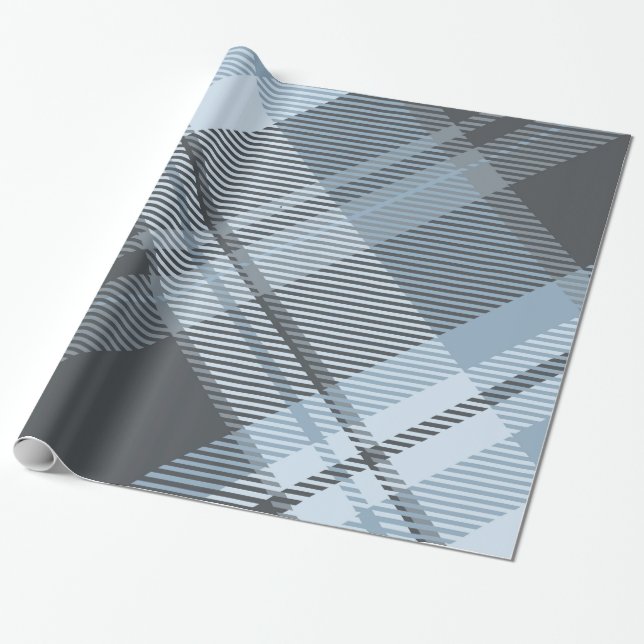 Create Your Own Custom Branded Herringbone  Wrapping Paper (Unrolled)