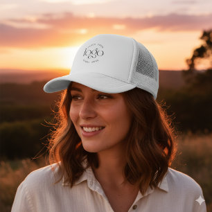 Create Your Own Custom Business Company Logo Trucker Hat