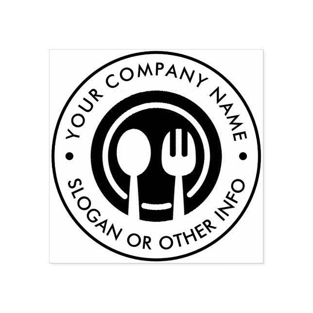 Create Your Own Custom Business Logo coffee Rubber Stamp (Imprint)