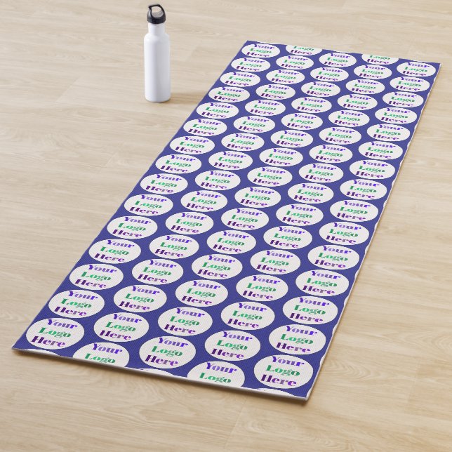 Create Your Own Custom Business Logo Pattern  Yoga Mat (In Situ)
