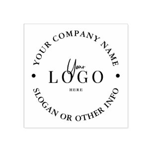 Create Your Own Custom Business Logo Rubber Stamp