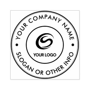 Create Your Own Custom Business Logo Rubber Stamp