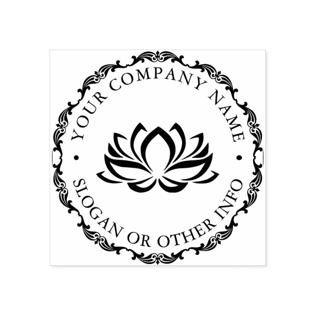 Create Your Own Custom Business Logo Rubber Stamp (Imprint)