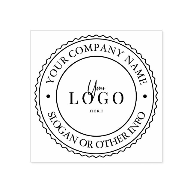 Create Your Own Custom Business Logo Rubber Stamp (Imprint)