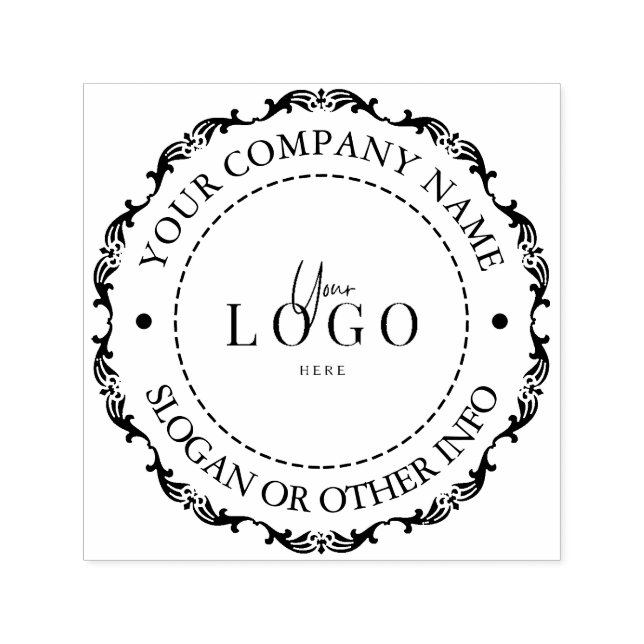 Create Your Own Custom Business Logo Self-inking Stamp (Design)