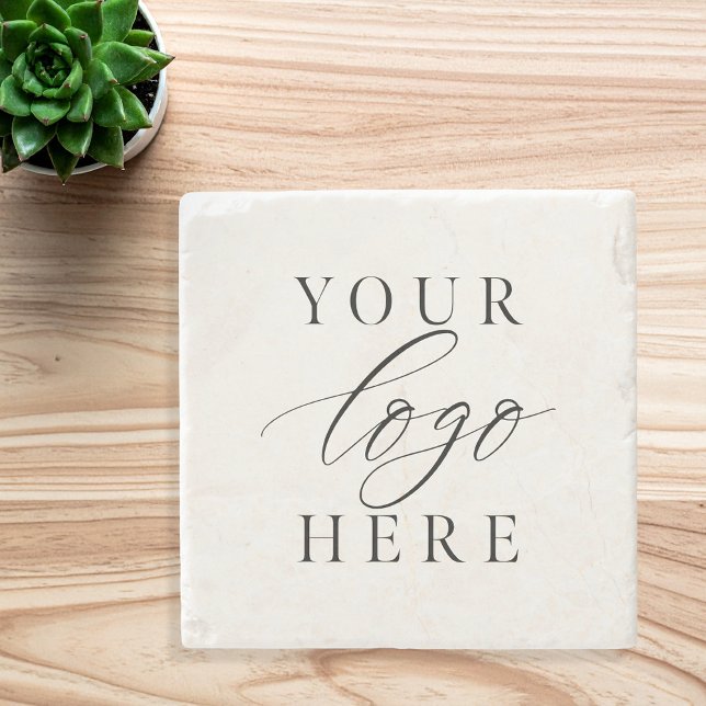 Create Your Own Custom Business Logo Stone Coaster (Creator Uploaded)