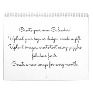 Create Your Own Custom Calendar