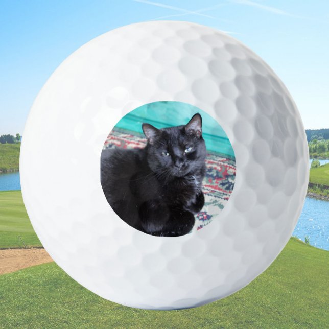 Create Your Own Custom Cat Owner Gift Pet Golf Balls (Creator Uploaded)