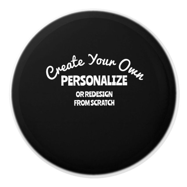 Create Your Own Custom Ceramic Knob (Front)